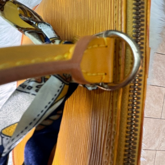 SOLD LV Alma Yellow Epi Leather Handbag - Picture 16 of 17